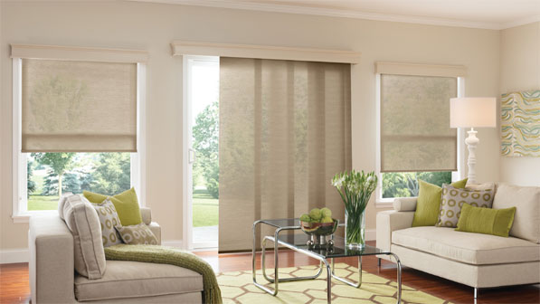 Sliding Panel Track Shades