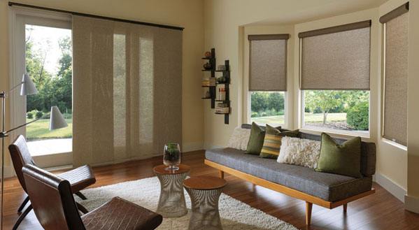 Sliding Panel Track Shades