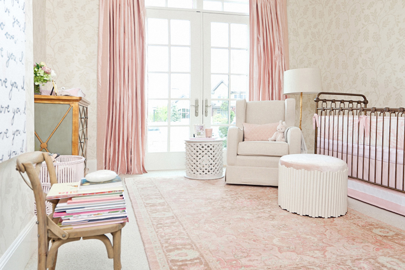 Designing thoughts on a pink & gold nursery - Soho Interior Design Projects