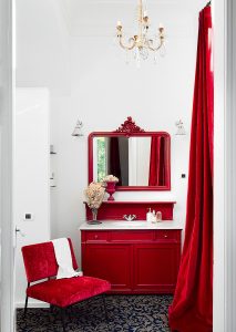 For some, this may be too much red.