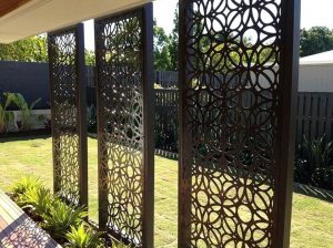 Vinyl-PVC landscape privacy screen