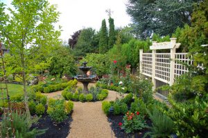 Almost any material can be used for a landscape screen