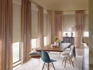 Protect your furniture from harsh UV rays with motorized window coverings that you control