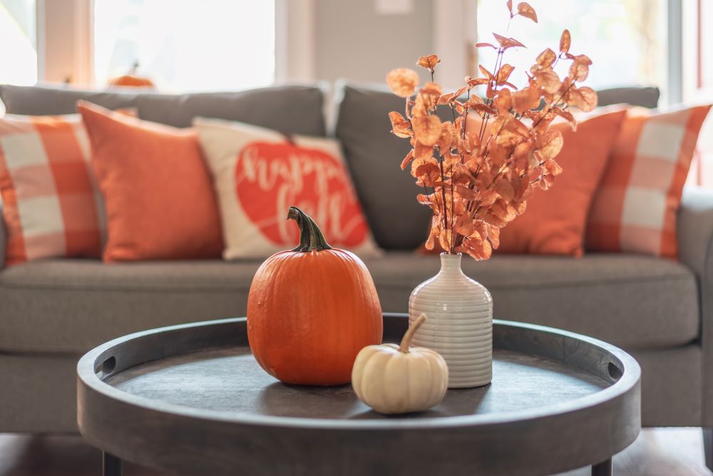 Add pumpkins for a fall look