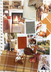 fall colors design board