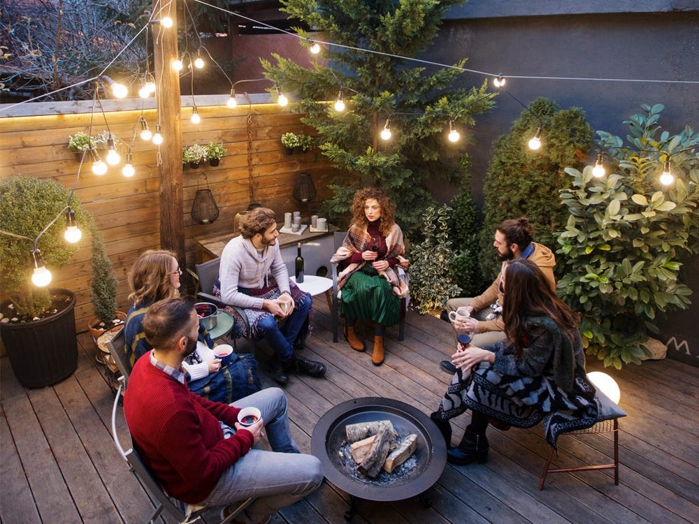 Add some magic with string lights.