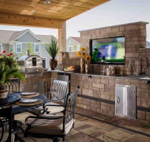 Technology adds a lot to your outdoor living enjoyment.