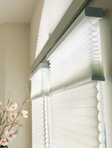The unique honeycomb cells in cellular shades allows for great energy efficiency.