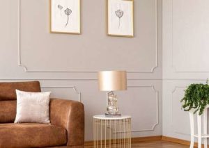 Molding can enhance any room's interior design beautifully.