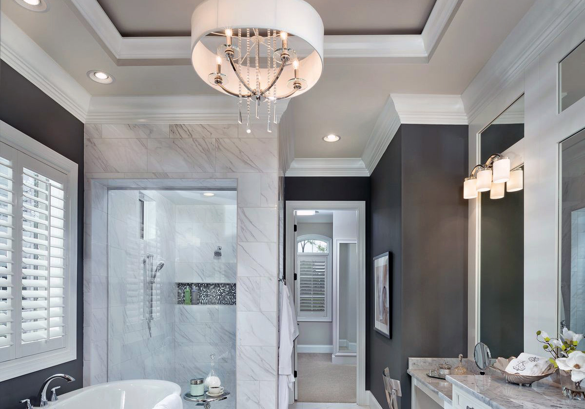 Adding Crown Molding For Bathroom Luxury Soho Interior Design Projects 1585