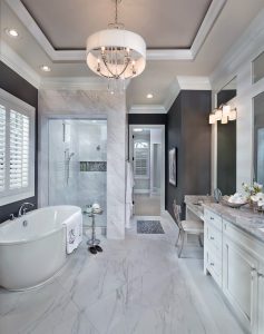 Crown molding doesn't overwhelm, it enhances.
