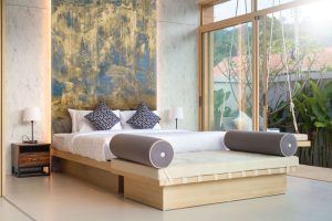 Gold luxury feature wall