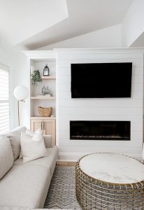 Molding elevates the look of your fireplace.