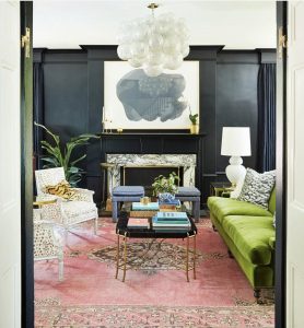A green piece of furniture can be an eye-catcher!