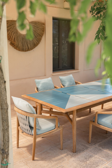 Outdoor furniture trends: mixed matierials
