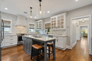 Kitchen island.