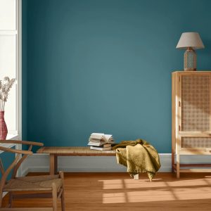 Vining Ivy adds depth to an accent wall.