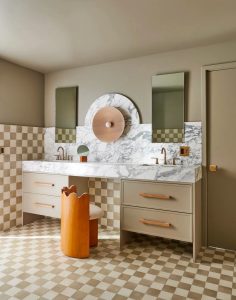 Checkerboard patterns are nostalgic and fun.