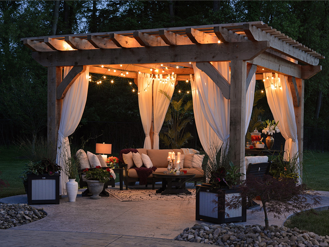 Make your patio have a natural transition between your home and backyard.