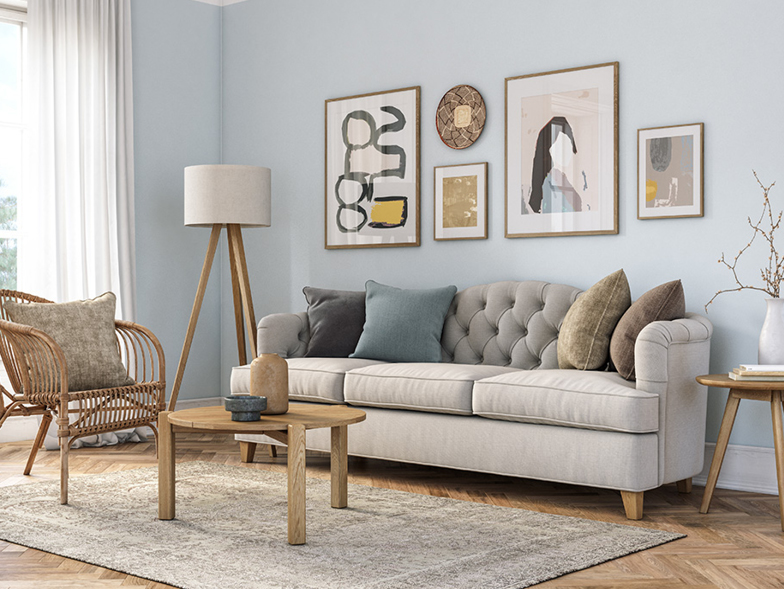 Mix interior design styles.