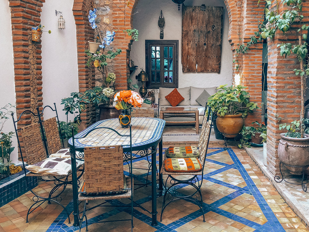 Create a beautiful outdoor patio retreat.
