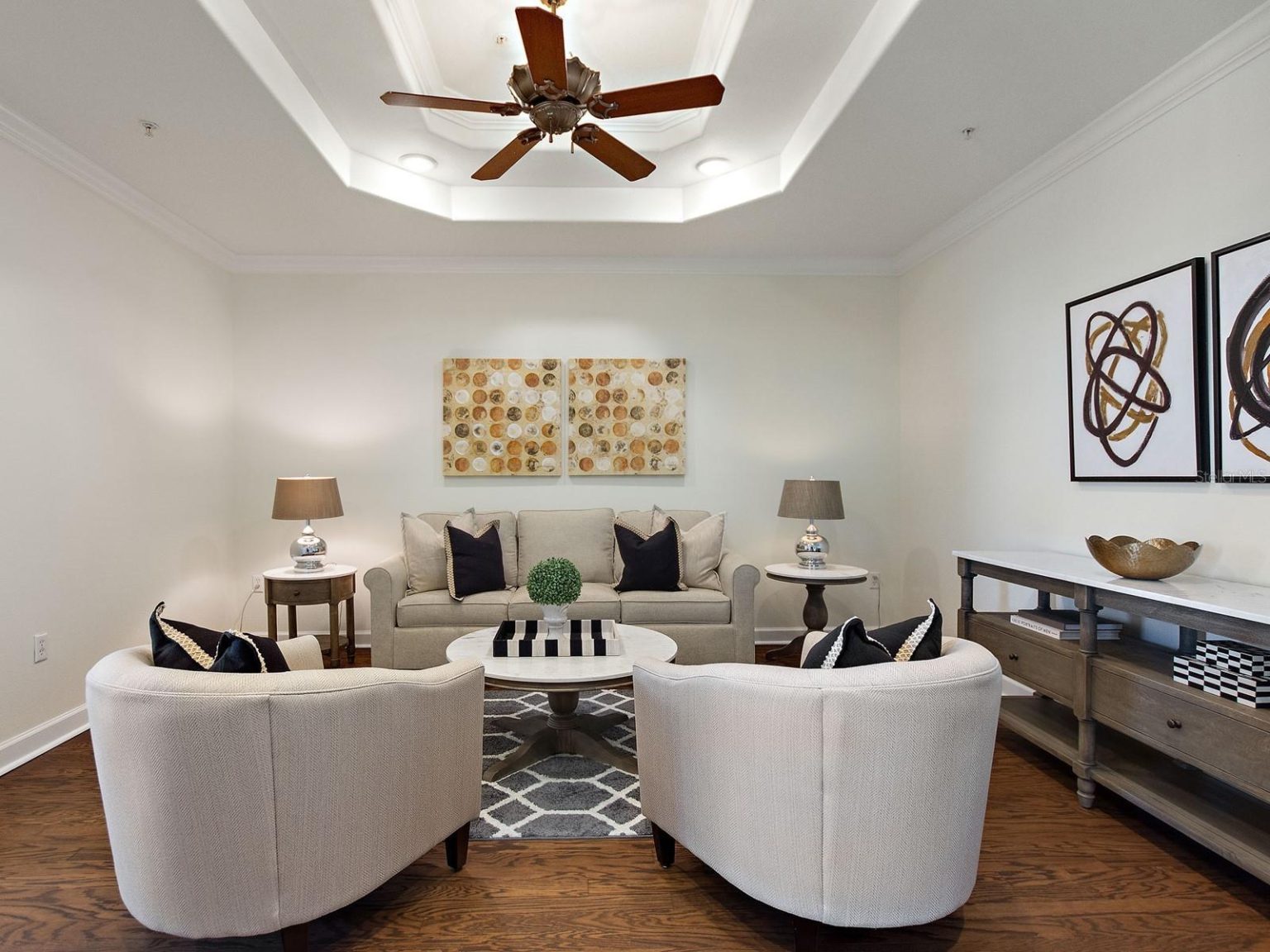 Staging a condo - formal living area 2