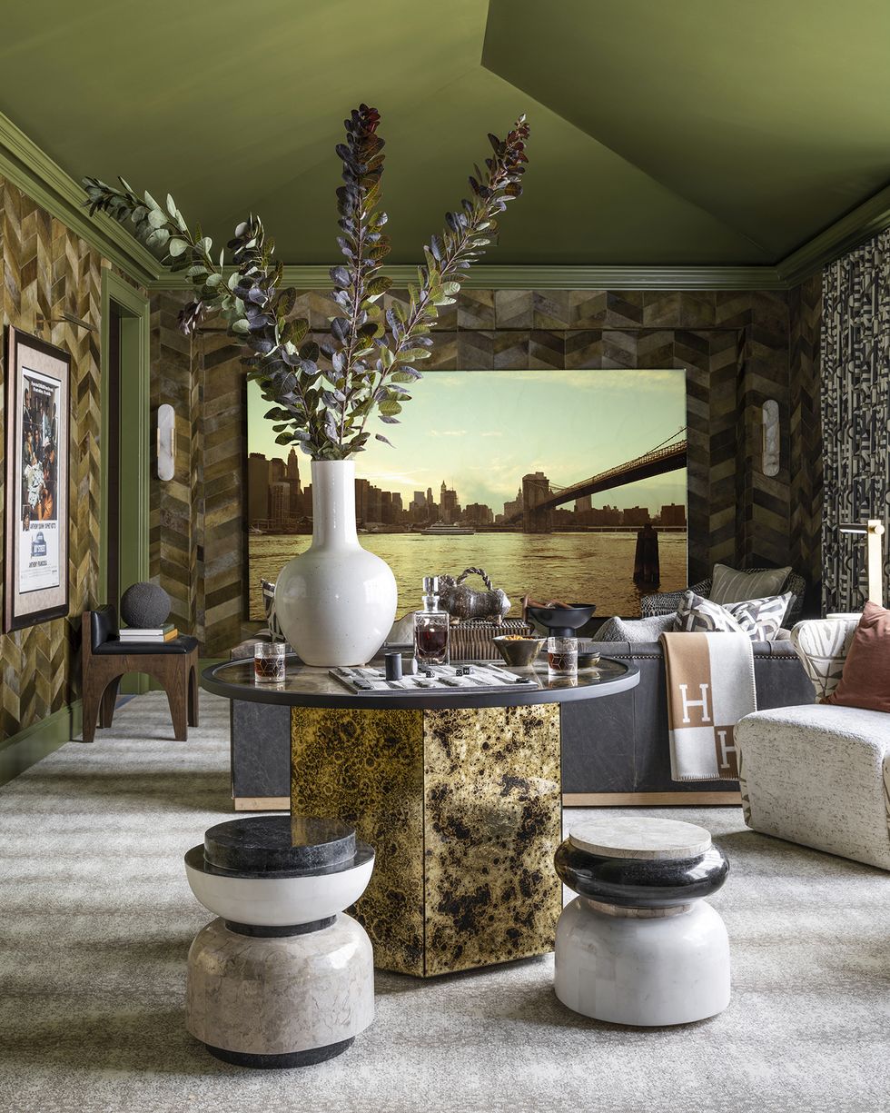 Next-level media experiences are big living room trends.