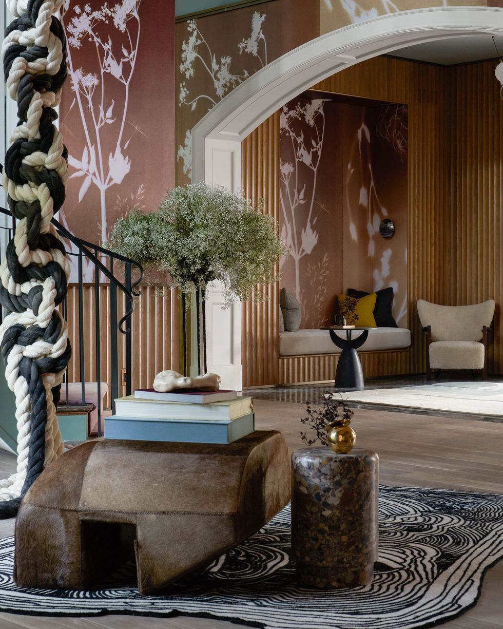 Fluted details are a big living room trend for 2023.