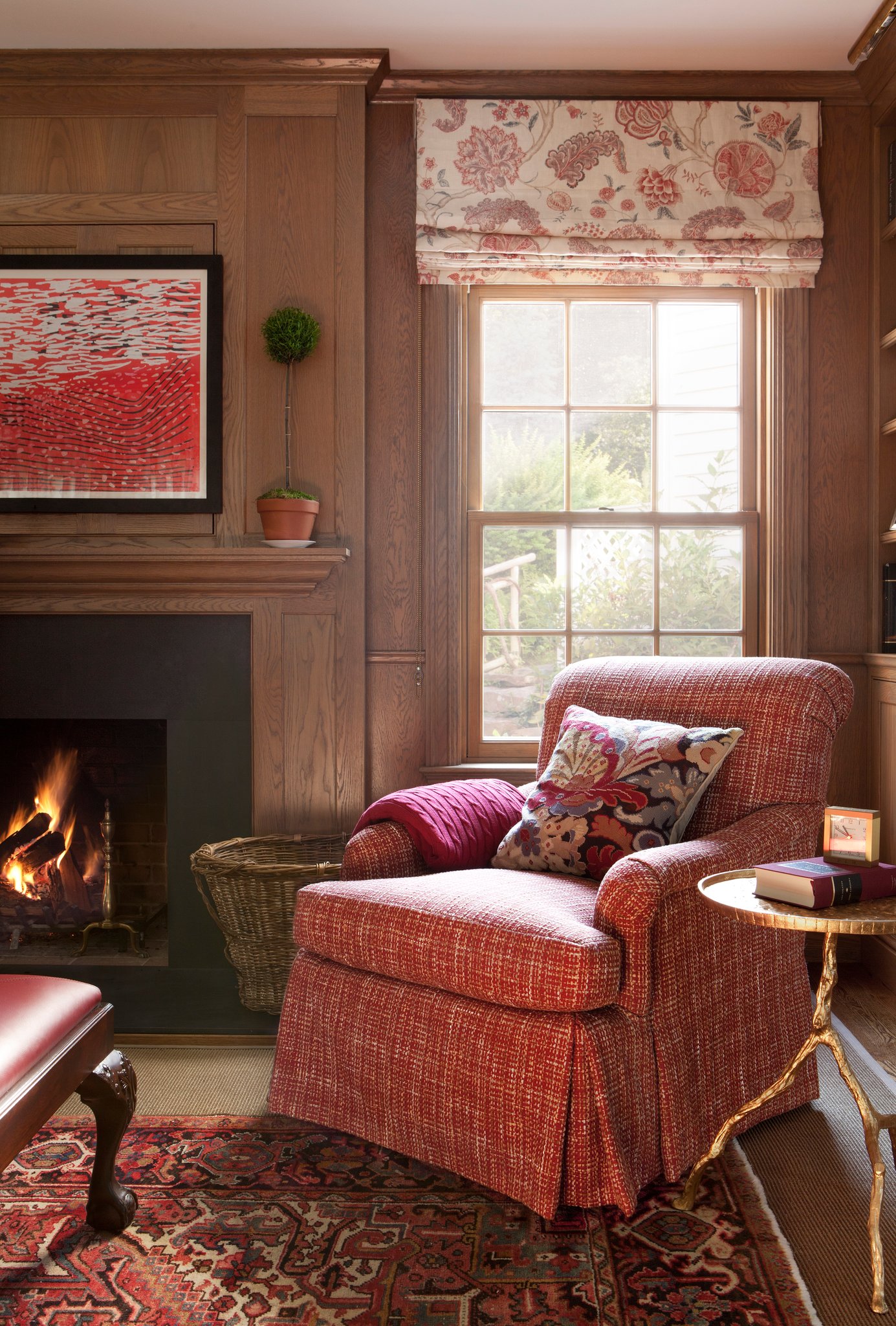 Layering different area rugs creates varying sizes, textures and colors.