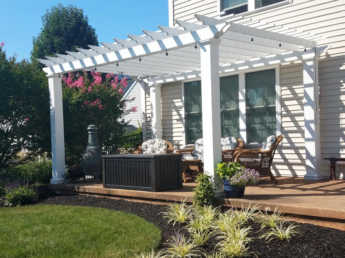 Pergolas (further) extend your living space.