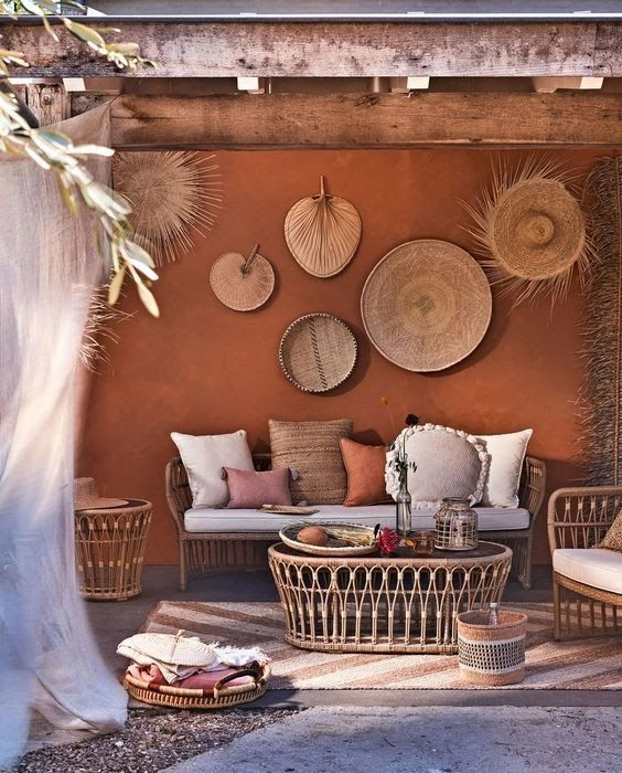 Terra cotta color and materials add Mediterranean warmth to your outdoor living spaces.