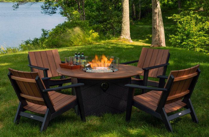 EnviroWood® is an example of sustainable furniture material.
