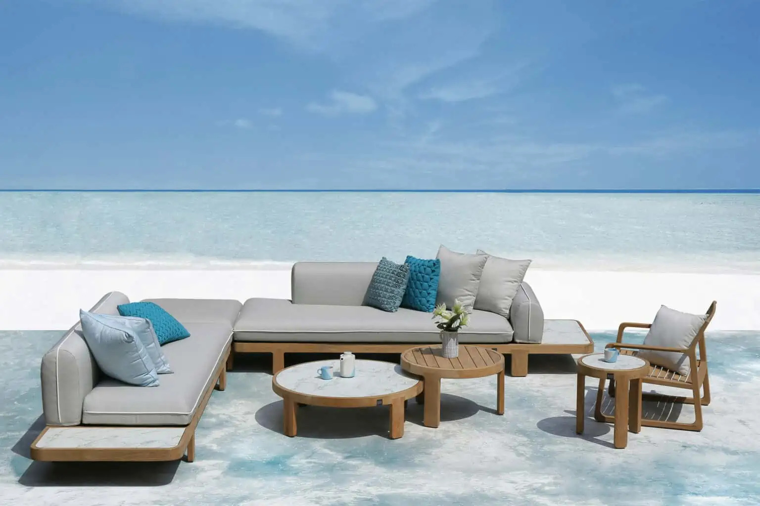 Modular outdoor furniture is gaining popularity as more people look to optimize comfort and convenience.