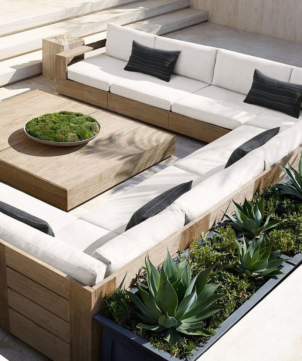 Create gathering places for entertaining in your outdoor living spaces.