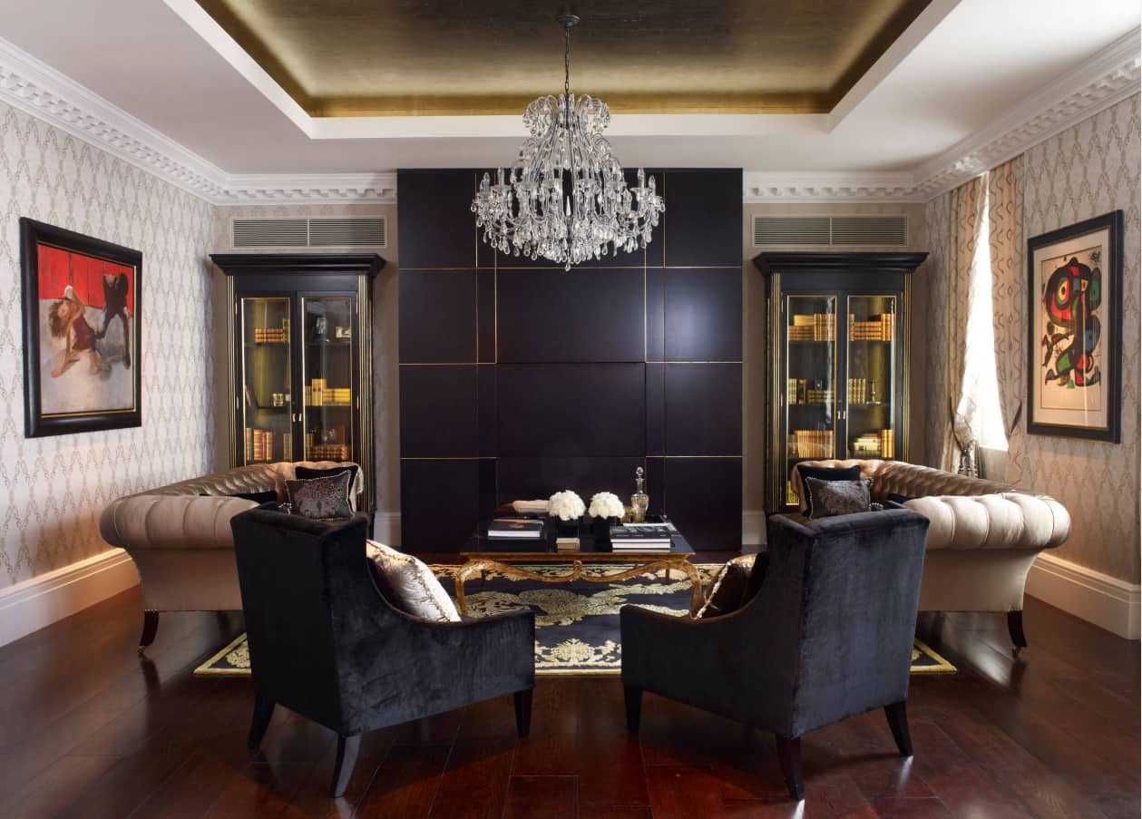 Textural black in smaller amounts can add a lot of punch to any room.