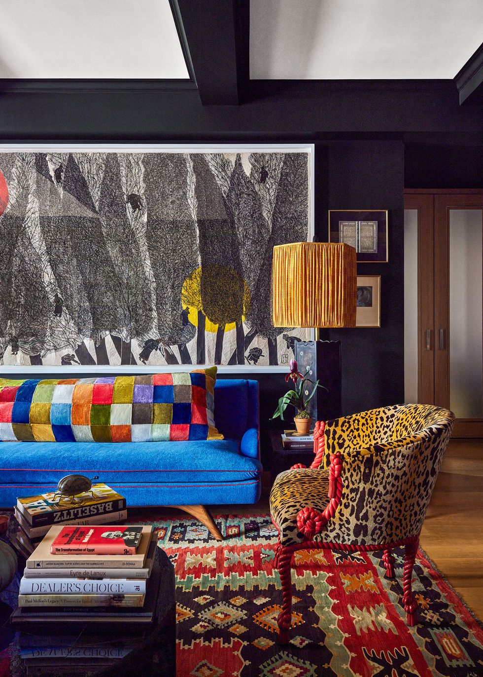 Textural black colors and treatments feature big in 2023 paint trends.