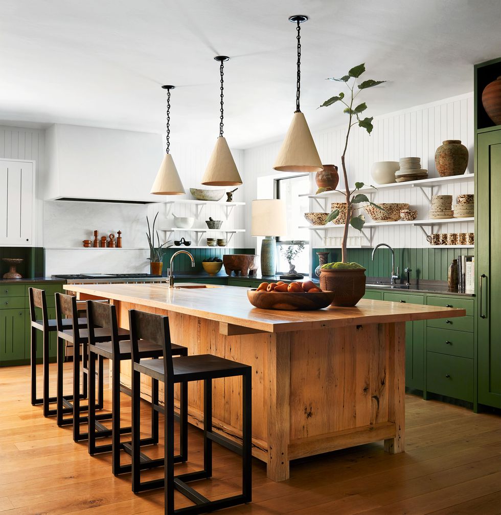 Earthy greens are big in the spring paint color palette.