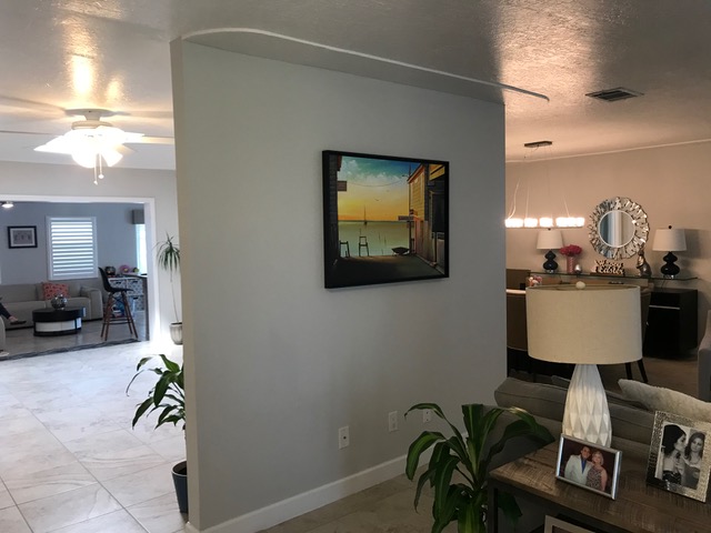 Before the remodel, the living and dining areas were cramped and unused.