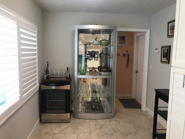 The small space next to the kitchen was wasted space.