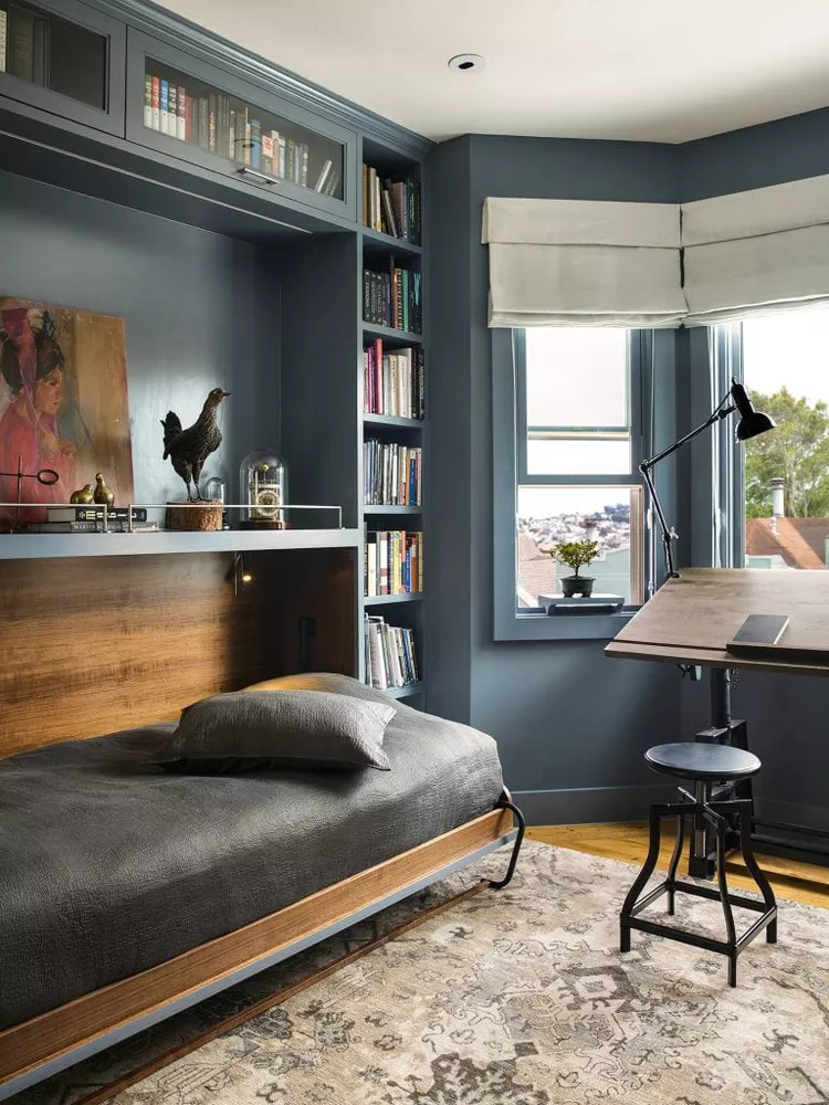 A horizontal Murphy bed.