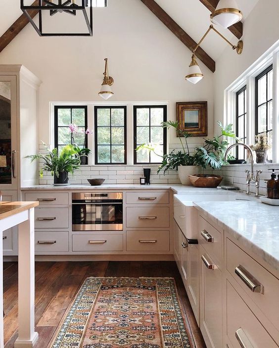 Vintage rugs are a great way to bring a warm aesthetic and visual interest to a space.