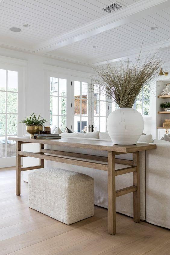 The natural beauty of wood creates a welcoming and calming environment for fall. 