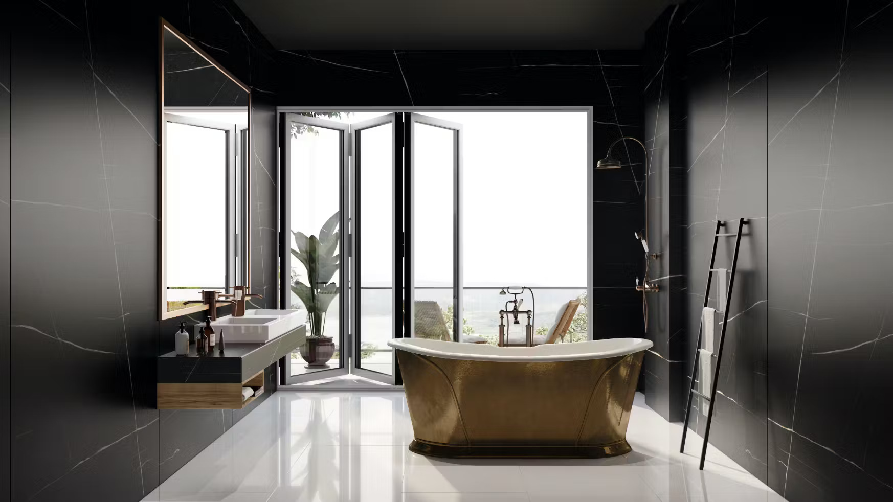 2024 home design trends show more Americans are transforming bathrooms into “spathrooms”, where your bathroom is like a spa.