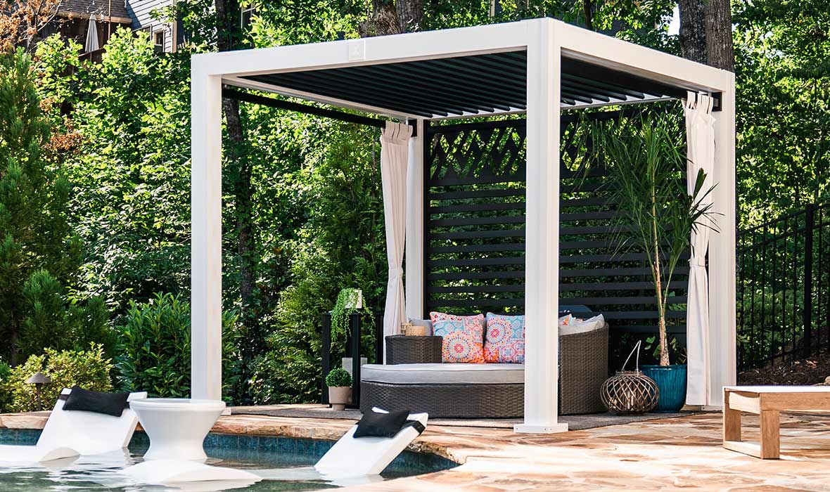 daybed For some beautiful shade, add a gazebo to your backyard’s scheme.