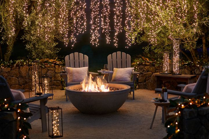 Outdoor-Magnolia-Leaves_Solar-Fairy-Lanterns_Hero_HP_0003-SM-61 Enhance your backyard BBQ party's ambience with lighting.