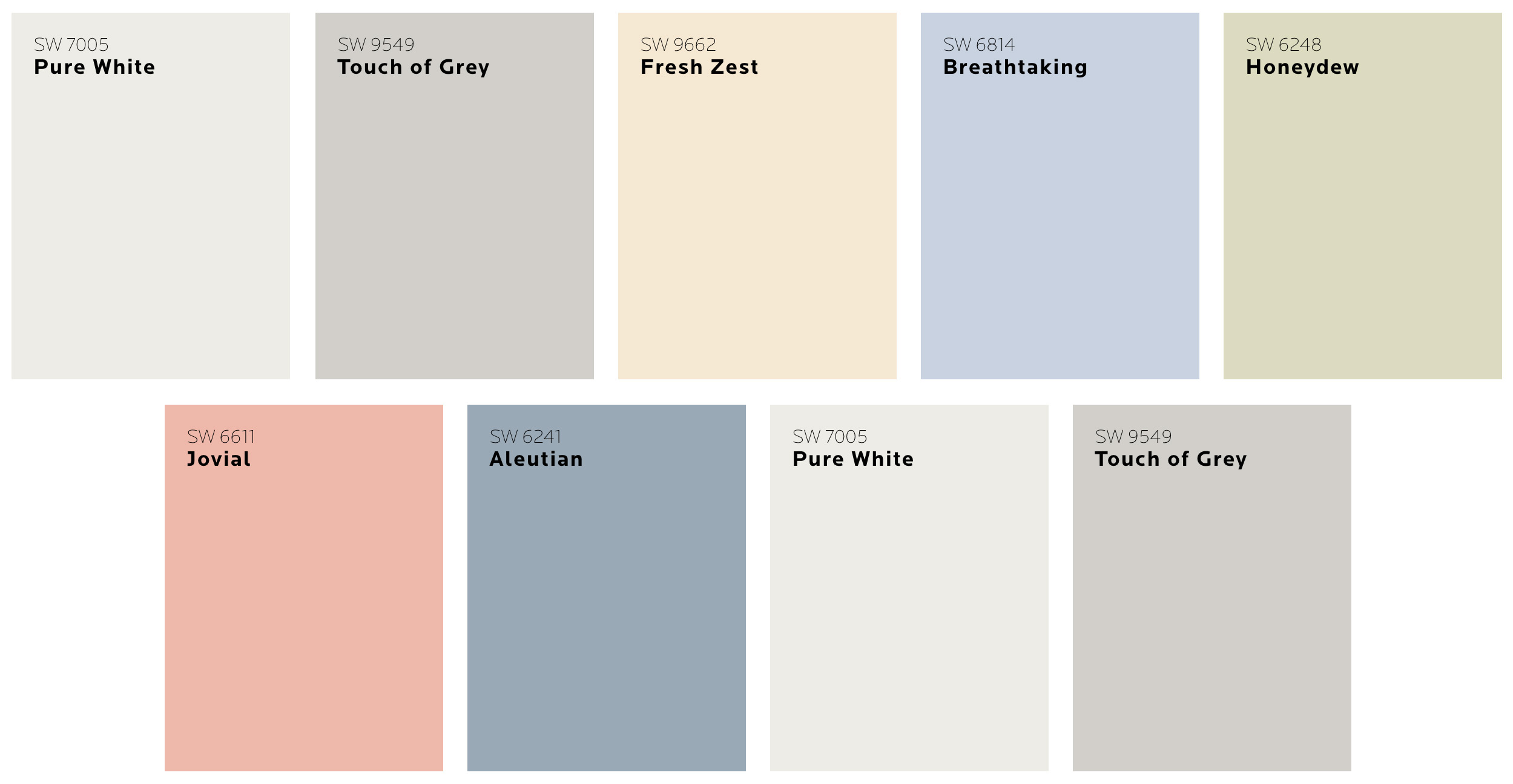Honeydew is part of the Summer Camp palette.