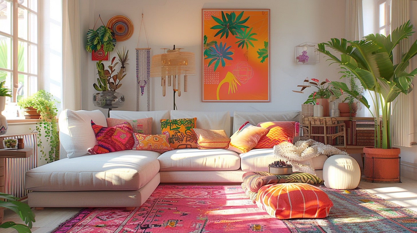 Dopamine decor is personalized fun, especially using color.