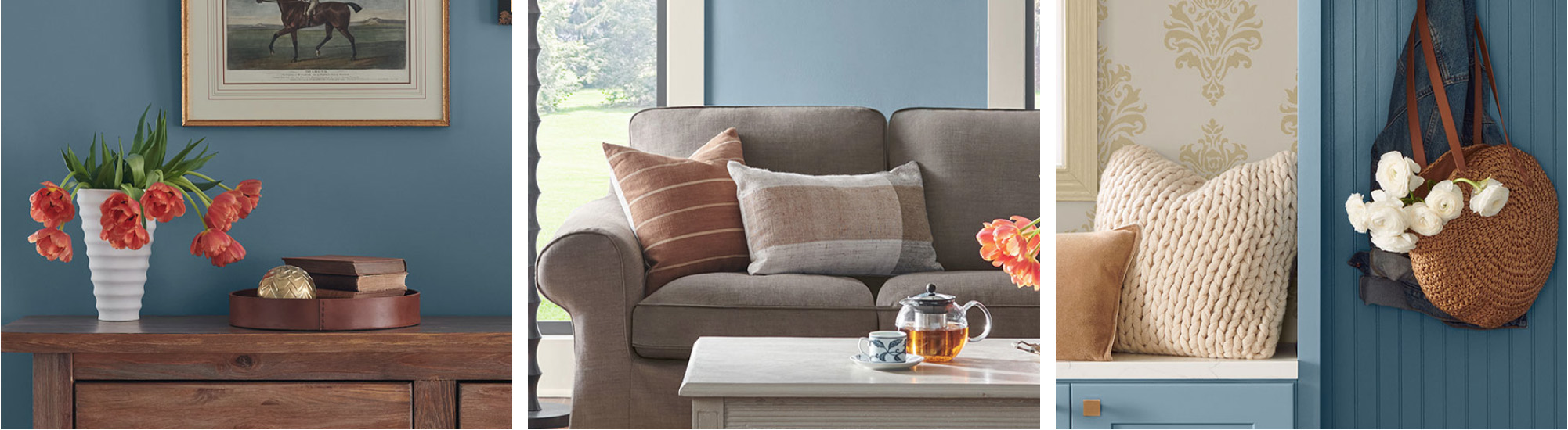 Why you'll love Sherwin-Williams' color, Smokey Azurite: Welcoming. Relaxed. Fresh.