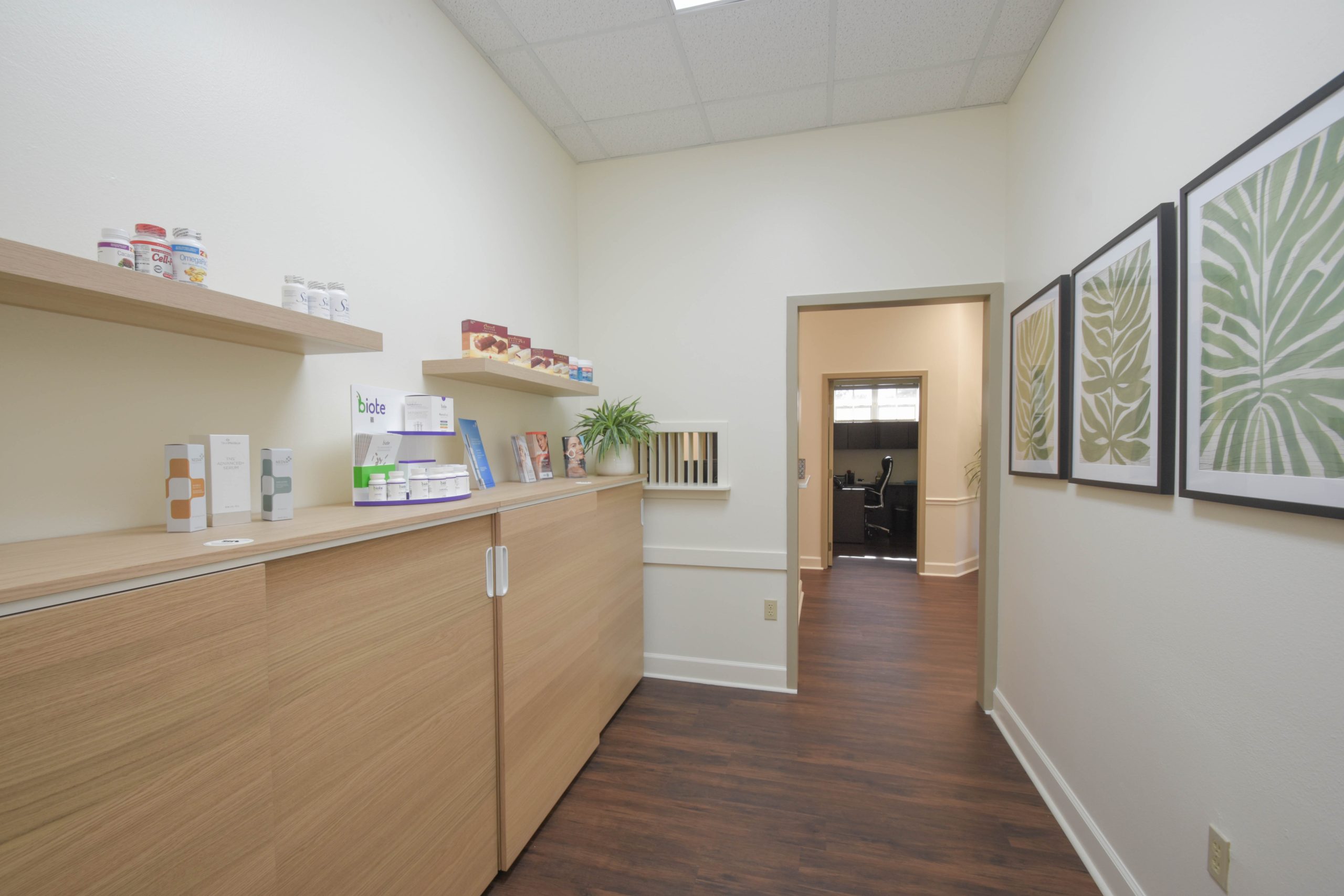 Dr. Bragg office renovation 15 (after) new retail space.