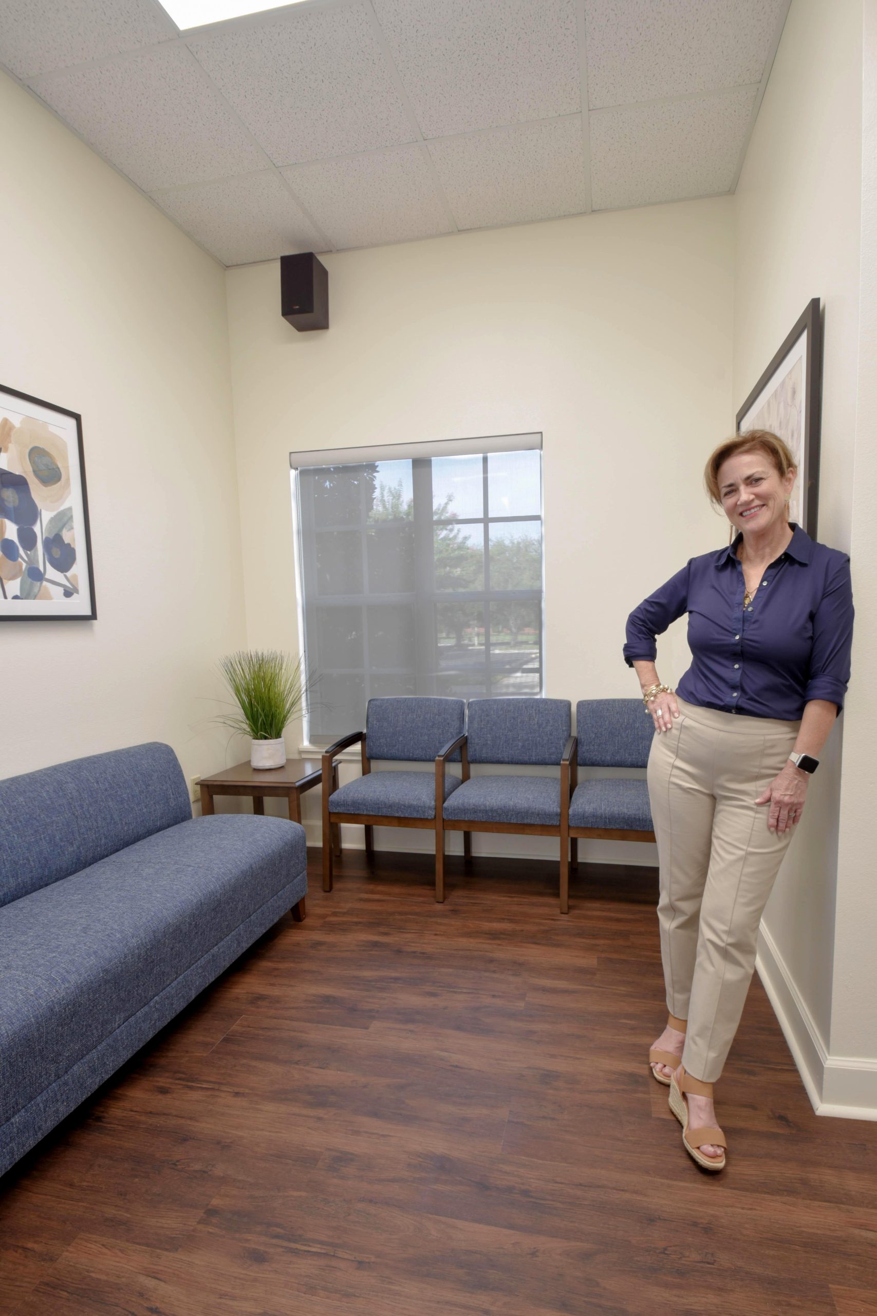 Dr. Bragg office renovation 5 (after) new waiting area.